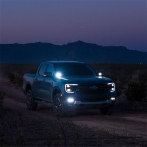 Ford Ranger Light Mount - A-Pillar - Rigid Industries - RIG Bar Mount - `24-`27